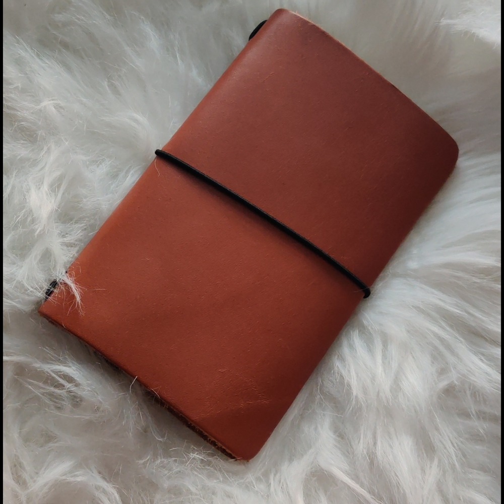 KMM brown travel notebook